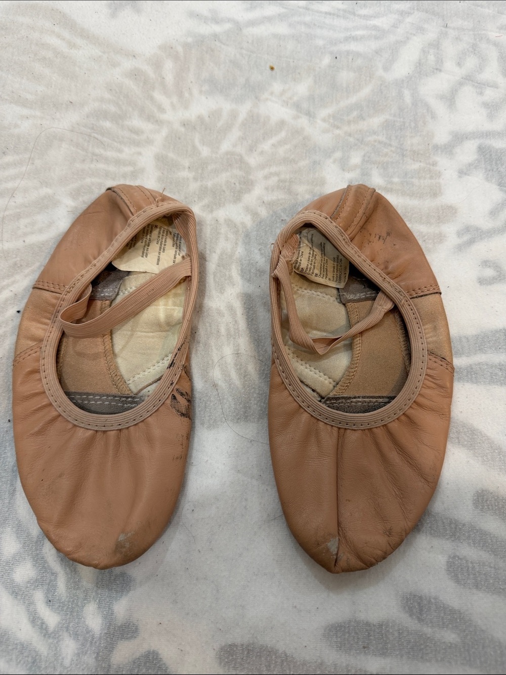 Kids Ballet Slip-On Dance Shoes in Tan